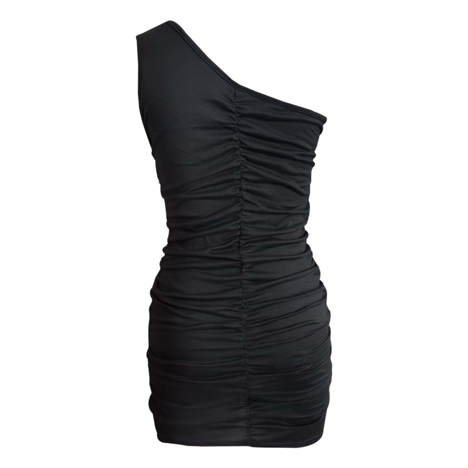 thumbnail image 5 of Vestido falda hip de color liso para mujer - Corte ajustado sin mangas, sexy para ocasiones informales de verano - Tallas S-XL, 5 of 5